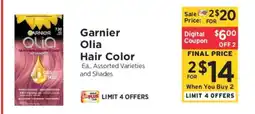 ShopRite Garnier Olia Hair Color offer