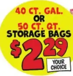 Ollie's Storage Bags offer