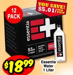 Western Beef Essentia Water offer