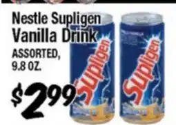 Western Beef Nestle Supligen Vanilla Drink offer