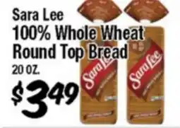 Western Beef Sara Lee 100% Whole Wheat Round Top Bread offer