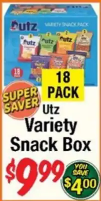 Western Beef Utz Variety Snack Box offer