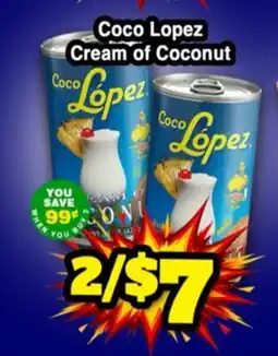 Western Beef Coco Lopez Cream of Coconut offer