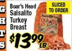 Western Beef Boar's Head Salsalito Turkey Breast offer