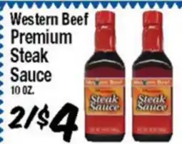 Western Beef Western Beef Premium Steak Sauce offer