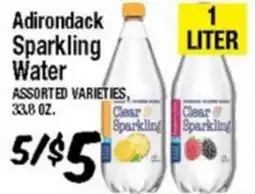 Western Beef Adirondack Sparkling Water offer