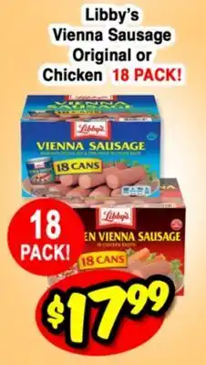 Western Beef Libby's Vienna Sausage Original or Chicken offer