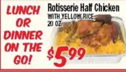Western Beef Rotisserie Half Chicken WITH YELLOW RICE offer