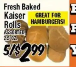 Western Beef Fresh Baked Kaiser Rolls offer