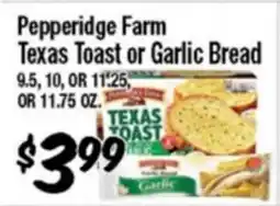 Western Beef Pepperidge Farm Texas Toast or Garlic Bread offer