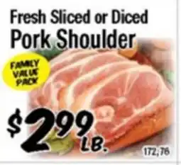Western Beef Fresh Sliced or Diced Pork Shoulder offer