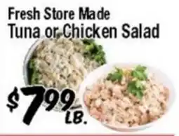 Western Beef Fresh Store Made Tuna or Chicken Salad offer