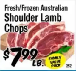 Western Beef Fresh/Frozen Australian Shoulder Lamb Chops offer