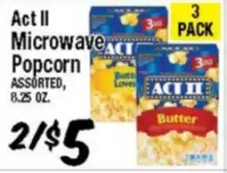 Western Beef Act II Microwave Popcorn offer