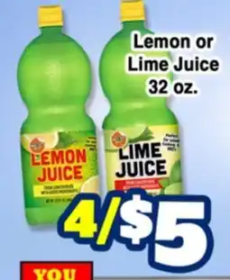 Western Beef Lemon or Lime Juice offer