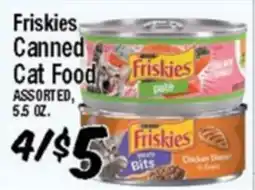 Western Beef Friskies Canned Cat Food offer