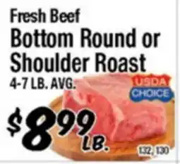 Western Beef Fresh Beef Bottom Round or Shoulder Roast offer