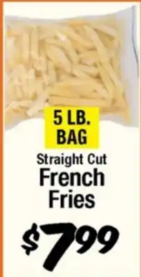 Western Beef Straight Cut French Fries offer