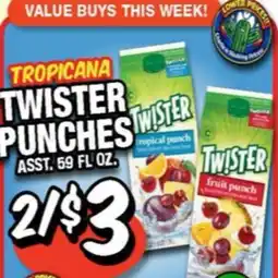 Western Beef TROPICANA TWISTER PUNCHES offer