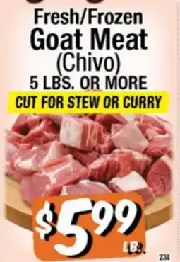 Western Beef Fresh/Frozen Goat Meat (Chivo) offer