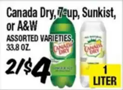 Western Beef Canada Dry, 7-up, Sunkist, or A&W offer