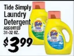 Western Beef Tide Simply Laundry Detergent offer