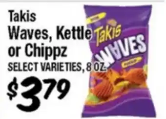 Western Beef Takis Waves, Kettle or Chippz offer