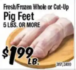 Western Beef Fresh/Frozen Whole or Cut-Up Pig Feet offer