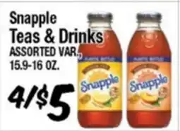 Western Beef Snapple Teas & Drinks offer
