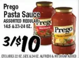 Western Beef Prego Pasta Sauce offer