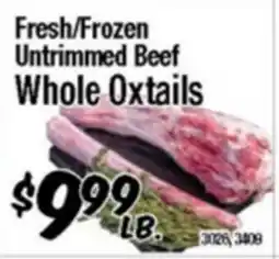 Western Beef Fresh/Frozen Untrimmed Beef Whole Oxtails offer