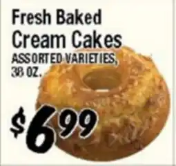 Western Beef Fresh Baked Cream Cakes offer