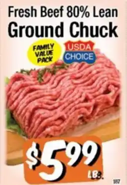 Western Beef Fresh Beef 80% Lean Ground Chuck offer