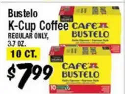 Western Beef Bustelo K-Cup Coffee offer