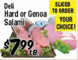Western Beef Deli Hard or Genoa Salami offer