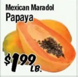 Western Beef Mexican Maradol Papaya offer