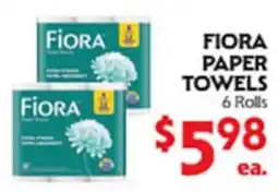 La Chiquita Food Market FIORA PAPER TOWELS offer