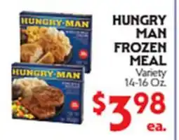 La Chiquita Food Market HUNGRY MAN FROZEN MEAL offer