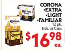 La Chiquita Food Market CORONA EXTRA • LIGHT • FAMILIAR offer