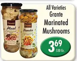 Garden Fresh Market Grante Marinated Mushrooms offer
