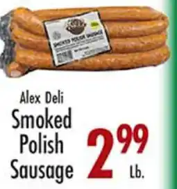 Garden Fresh Market Alex Deli Smoked Polish Sausage offer