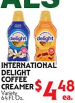 La Chiquita Food Market INTERNATIONAL DELIGHT COFFEE CREAMER offer