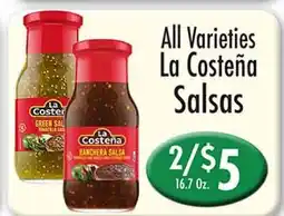Garden Fresh Market All Varieties La Costeña Salsas offer