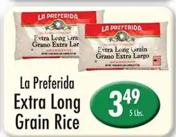 Garden Fresh Market La Preferida Extra Long Grain Rice offer