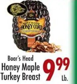 Garden Fresh Market Boar's Head Honey Maple Turkey Breast offer