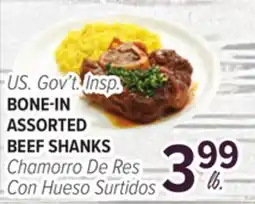 Cermak Fresh Market U.S. Gov't. Insp. BONE-IN ASSORTED BEEF SHANKS offer