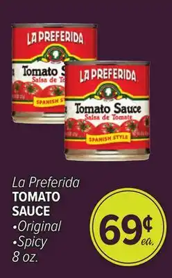 Cermak Fresh Market La Preferida TOMATO SAUCE offer