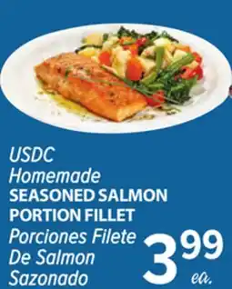 Cermak Fresh Market USDC Homemade SEASONED SALMON PORTION FILLET offer