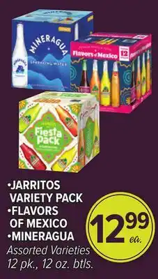 Cermak Fresh Market •JARRITOS VARIETY PACK •FLAVORS OF MEXICO •MINERAGUA offer