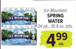 Cermak Fresh Market Ice Mountain SPRING WATER offer